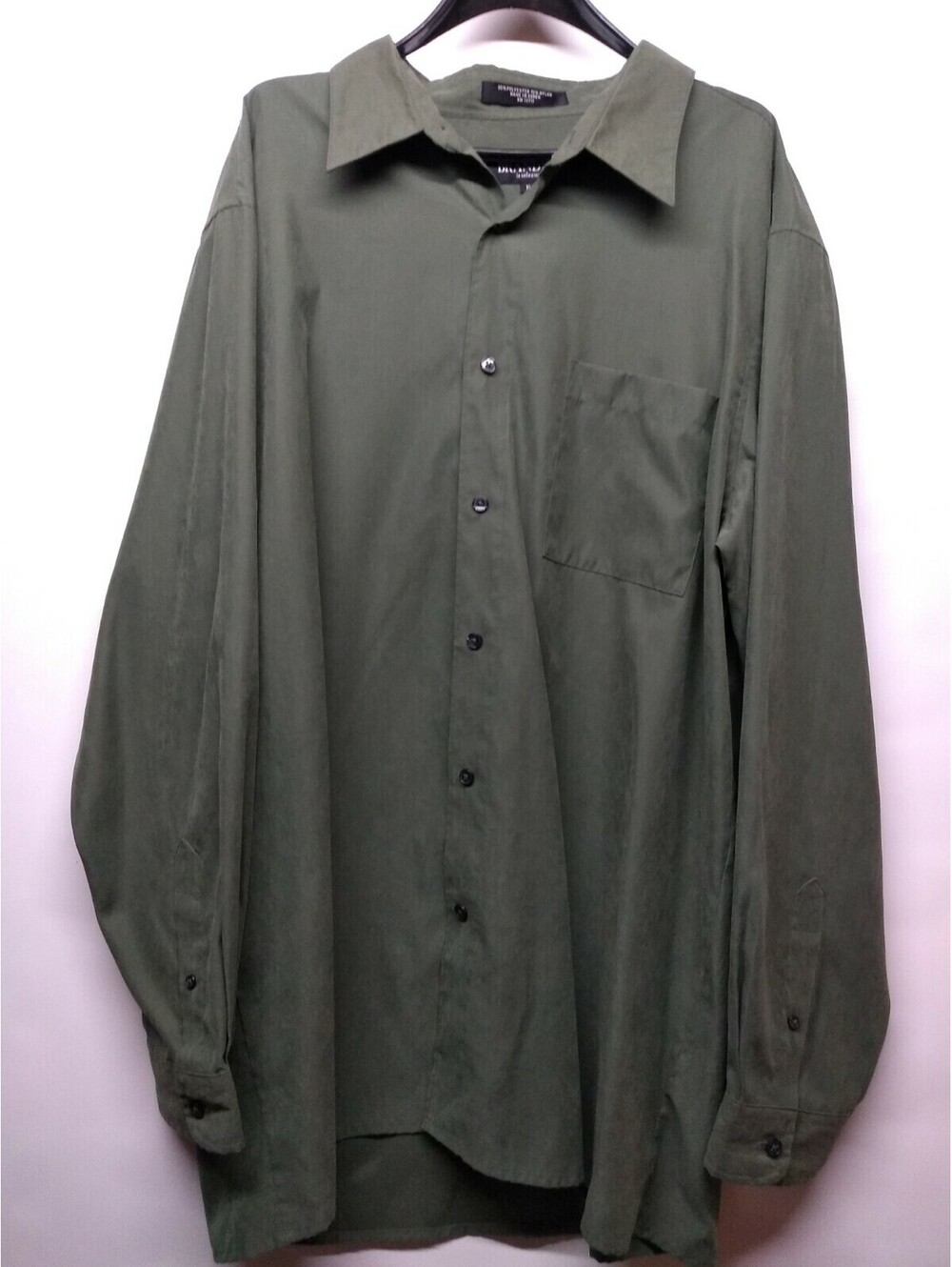 Brandini mens Dress shirt Green XL 040